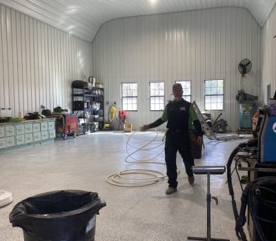 Floor Coating finally finished!